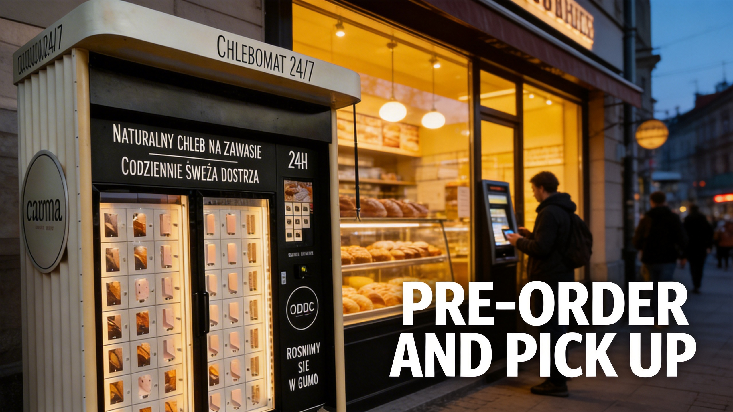 Pre-Order & Pickup Locker Vending Machine