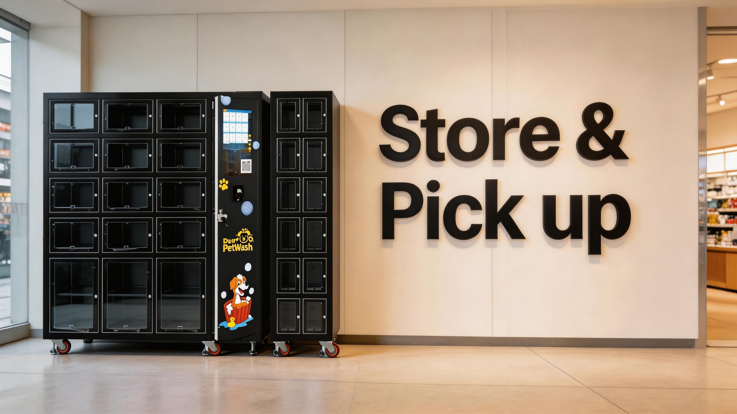 Pickup Code Locker Vending Machine