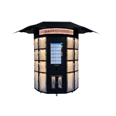 kaufen Kundenspezifische Schließfächer Smart Flower Dispenser mit integriertem Kühlsystem und QR-Code-Zahlung online manufacture