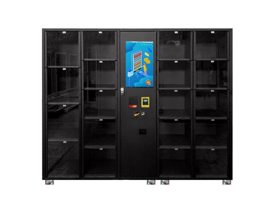 Buy 22 Inch Touch Screen Door Bear Doll Locker Vending Machine With Smart System Micron Vending Machine online manufacture