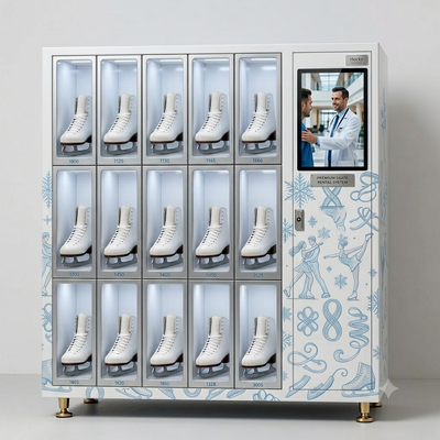 Buy WEIMI Smart Ice Skates Rental & Return Locker Vending Machine for Automated Skating Equipment Rental online manufacture
